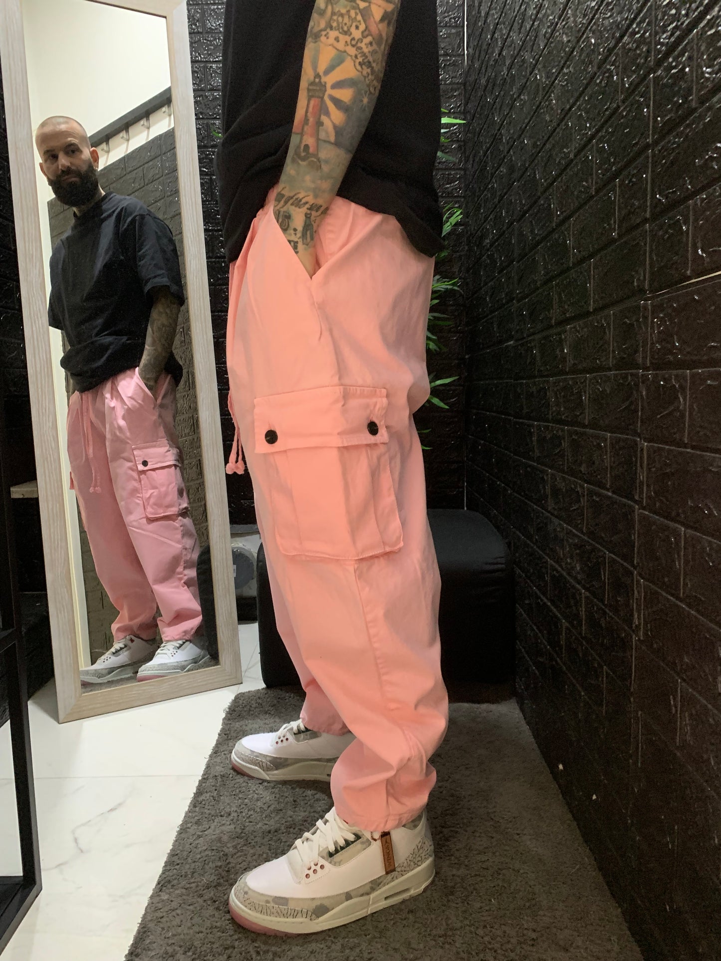 CARGO 100%COTONE ROSA