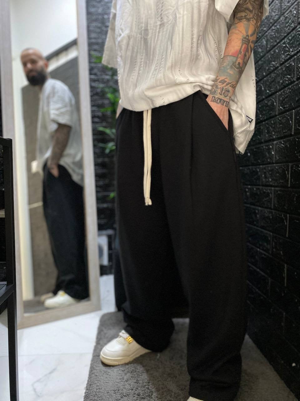 PANTATUTA OVERSIZE NERO