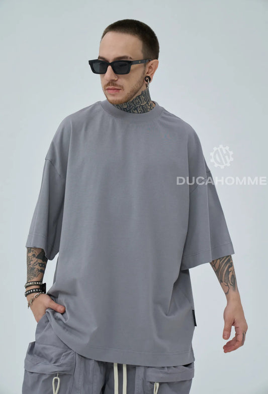 T-SHIRT OVERSIZE GRIGIA