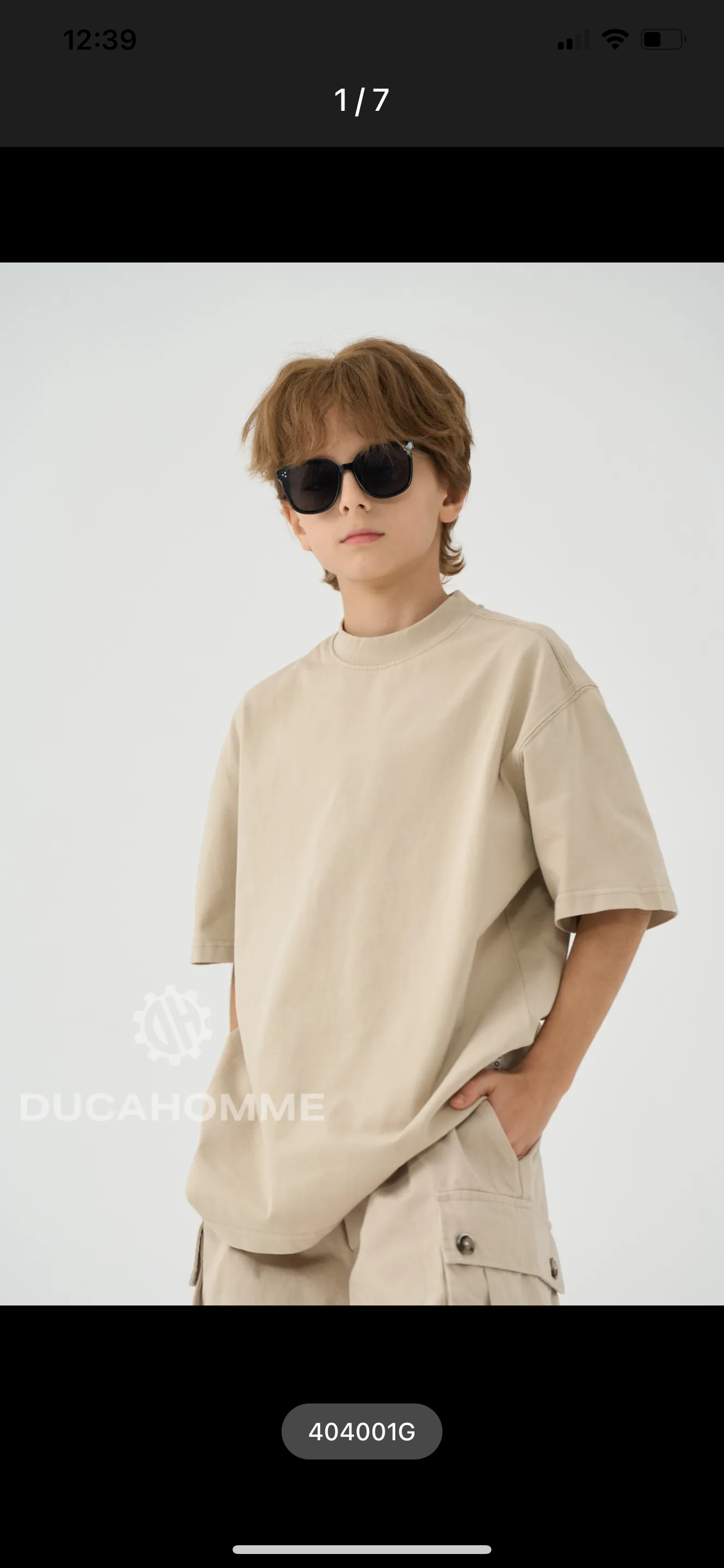 T-SHIRT MEZZO COLLO OVER BEIGE