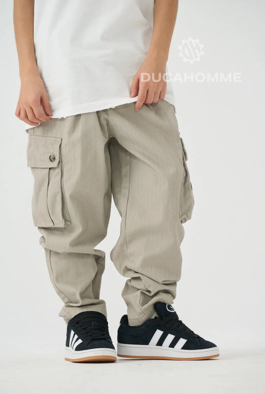 CARGO KIDS GRIGIO CHIARO