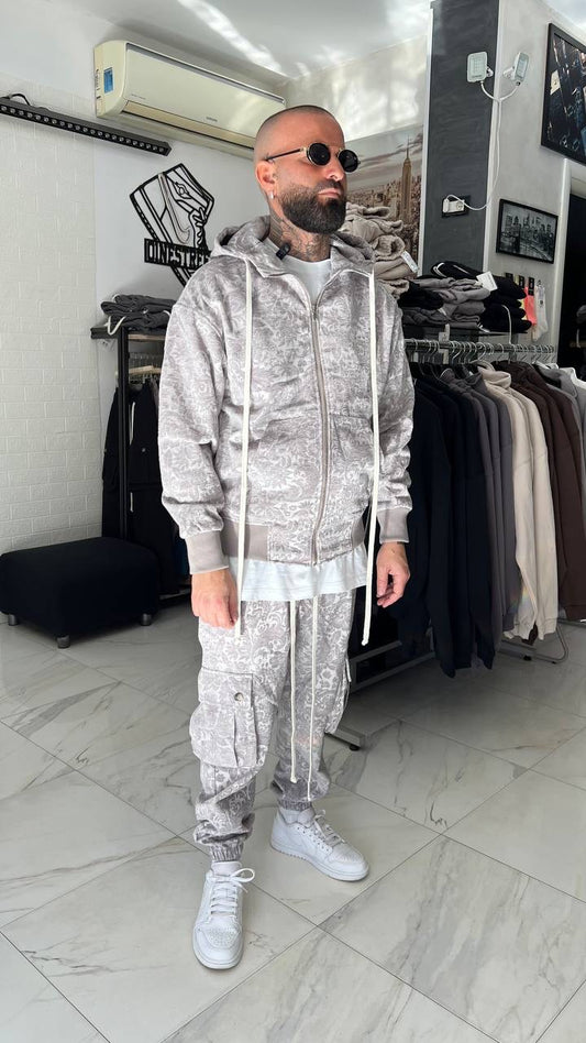 TUTA DI VELLUTO FANTASY GRUGIA